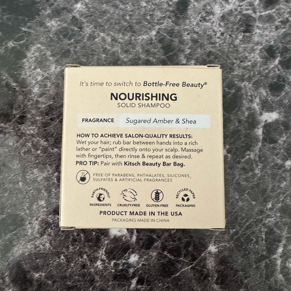 KITSCH Solid Shampoo Bar Bundle Rice Protein Water Castor Oil - Picture 5 of 5